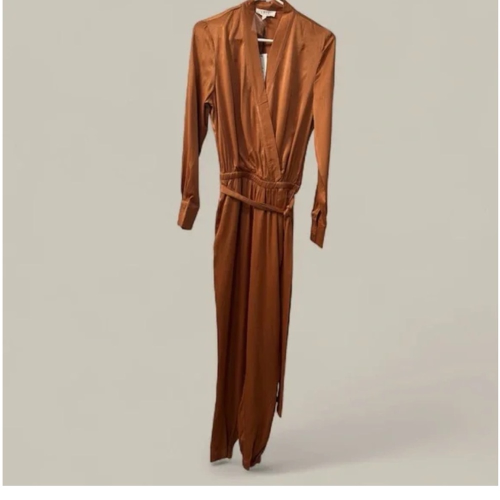 Chic Brown Jumpsuit - Picture 3 of 4